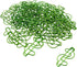 Rurili Creative Green Dollar Sign Divided Paper Clip Metal Bookmark Electroplating Office Clip for Home Office School File Organizing 50 Pcs (Gree...