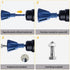 Deburring External Chamfer Tool, YG8 Carbide Blade, Deburring Drill Bit, Remove Burr Tools with Quick Release Shank, Repair Tools for Damaged Bolt...