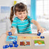 Learning Toys for 3 4 5 Years Old Kids - 116Pcs Short Vowel Letters Sorting Spelling Reading Toy Set with Double-Sided Flash Cards, Preschool Kind...