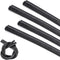 4 PCS Car Windshield Wiper Blade, 28" High Toughness Noise-reducing Environmentally Friendly Boneless Wiper Rubber Strip, Modification Accessories...