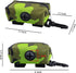 Andiker Dog Waste Bag Dispenser, Portable Dog Poo Bag Holder Leash Attachment with Zipper Pouches for Belt Leash (Green)...