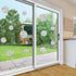 CRMADA 16 Pieces Circle Window Clings - Anti-Collision Window Decals to Save Birds from Window Collisions,Non Adhesive Prismatic Vinyl Window Clin...