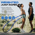 Jump Rope, Weighted Jump Rope for Men Women, Heavy Jump Ropes for Fitness, Skipping Rope for Training, Improve Muscle Strength Workout Equipment...