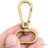 CRAFTMEMORE Snap Hook Swivel Push Gate Lobster Clasps Fashion Clips Purse Making FS10 Pack of 10 (Antique Brass, 3/4 Inch)...
