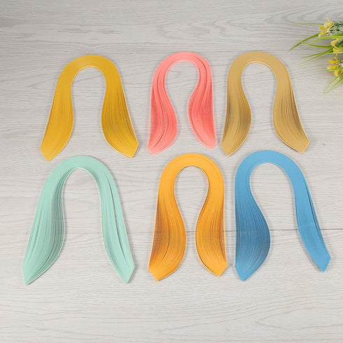 Quilling Paper Strips, 600 Strips Pure Colors 3x39cm Quilling Paper Set Origami Hand Craft Paper(ivory white)...