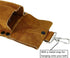 Flame-Resistant Electrode Bag/Welding Rod Pouch/welding rod holder/Leather Electrode Holder/ (gold brown)...
