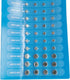 Cotchear 40pcs Alkaline Cell Batteries Assorted 1.5 Volt AG1/LR621 AG3/LR41 AG4/LR626 AG5/LR754 AG12/LR43 AG13/LR44 Coin Batteries Set 0% Mercury...