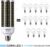 2 Pack LED Corn Light Bulb 500W Equivalent 5000 Lumen 6500k 50W Large Area Cool Daylight White Corn Bulb for Outdoor Indoor Garage Warehouse Facto...