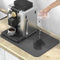 Coffee Mat ,24"X16"Coffee Maker Mat for Countertops, Coffee Bar Accessories ?Absorbs Quickly To Hide Stains, Rubber Non-Slip Design,Dish Drying Ma...