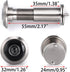 Sumnacon Safety Door Viewer,Solid Brass 220-degree Door Viewer/Peephole with Heavy Duty Rotating Privacy Cover for 1-3/8" to 2-1/6" Doors, Durable...