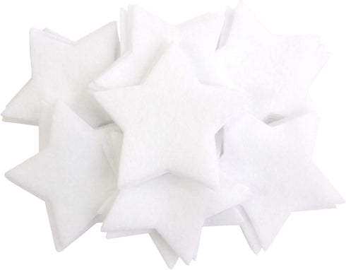 Playfully Ever After 3 Inch 35pc Felt Stars (White)...
