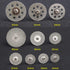 Diamond Cutting Wheel, 10PCS 1/8" Diamond Cutting Discs Cut-off Wheel Blades Set Comepatible with Dremel Rotary Tool by Oudtinx...