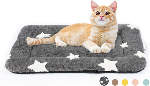 Mora Pets Cat Bed for Indoor Cats Washable Dog Crate Pad Dog Bed Mat for Small Dogs Pet Kennel Pad for 22 inch Cage Soft Flat Puppy Mattress Kitte...