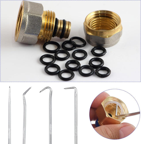 2 Pack 90 Degree Picks - Oil Seal Gasket Precision Screwdriver Puller Remover, Sturdy Durable, Apply to Engine Blocks Cylinder Heads (142mm, Blue)...
