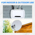 Cables Direct Online 20ft White Quad Shield RG6 Coaxial Cable, F Pin and BNC Extension Wire for Satellite Dish, Cable TV, Antenna - Digital HD 3GH...