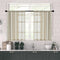 MRTREES Sheer Tier Curtains Beige Kitchen 36 inches Long Bathroom Short Curtains Sheers Transparent Voile Half Window Treatments Rod Pocket Light ...