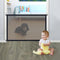 Magic Dog Gate,Magic pet Gate for Stairs and Door, mesh Dog Gates for The House Foldable Safety Isolation Fence,Indoor Pet Safety Gate Install (B-...