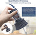 Dish brush with soap dispenser?Nylon Bristles Dish Brush and a Scrub Sponge Dish Brush,Kitchen Brush for Dish Pot Pan and Sink Cleaning?dish brush...