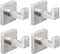 IBosins 4 Pack Towel Hooks Hand Towel Holder for Bathroom Wall Livingroom Bedroom Kitchen Closet Heavy Duty Stainless Steel Hook Hanger for Robe, ...