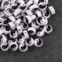 200pcs 7mm Yin Yang Tai Chi Acrylic Beads for Jewelry Making, Spacer Beads for DIY Bracelet Craft Making Supplies (7mm)...