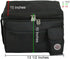 Transworld Durable Deluxe Insulated Lunch Cooler Bag (Many Colors and Size Available) (13 1/2"x10"x10", Black)...