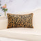 Yangest Black and Gold Rectangle Pillow Cover Cut Velvet Leopard Print Cushion Cover Luxury Modern Pillowcover for Couch Living Room Bedroom,12x20...
