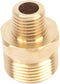 Forney 75115 Pressure Washer Accessories, Male Screw Nipple, M22M to 1/4-Inch Male NPT...