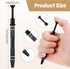 3Pcs 4 Prongs Jeweler's Pick up Tool, Stainless Steel Piercing Ball Grabber Tool, 4-Claw Pick up Tool for Small Parts Pickup, Pick Up Tool for Tin...
