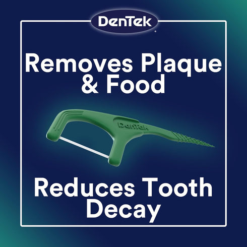 DenTek Fresh Clean Floss Picks, For Extra Tight Teeth, 75 Count, 3 Pack...