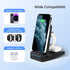 Foldable 3 in 1 Wireless Charging Station for Multiple Devices Apple,Wireless Charger for Travel,Wireless Charging Stand Compatible with iPhone 15...