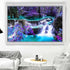 DIY 5D Diamond Painting Kits for Adults Waterfall Embroidery Full Round Drill Large Size(31.5x11.8 inch) Diamond Crystal Gem Arts Painting Craft f...