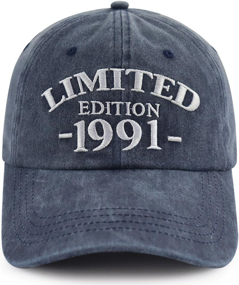Limited Edition 1990 1991 1992 1993 1994 1995 1996 1997 1998 1999 Hat for Men Women, Adjustable Cotton Baseball Cap...