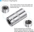 Impact Socket Adapter Set, 1/4" Drive 8mm 1/4" Shank, CR-V Shallow Socket Swivel Joints Hexagon Shank - (Applications: for Cordless Drill, Impact ...