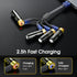 HW USB Rechargeable Lithium AA Batteries 4 Packs, 2800mWh(1860mAh) Li-ion AA Battery Constant Output 1.5V, 2 Hour Fast Charge with USB Cable,1000+...