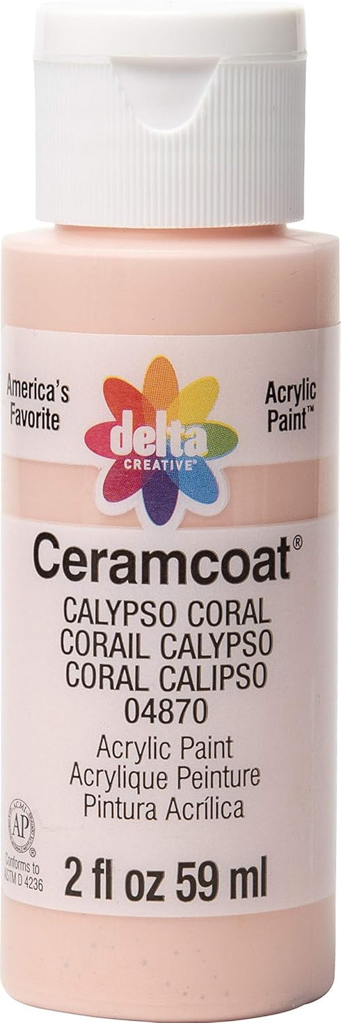 Delta Creative Acrylic Paint, Calypso Coral...