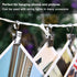 Coideal Small Curtain Clips for Hanging, 25 Pack Stainless Steel Fabric Hooks Trailer Awning Light Clips for RV Canopy Accessory, Camper Umbrella ...