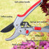 Pruning shears, work 3 times easier, MUSTKING garden clippers (Adjustable - Upgraded version - Red)...