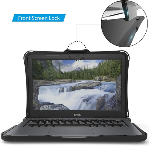 IBENZER Hexpact Case for Dell Clamshell Chromebook 3120 3110 3100 11 inch, Heavy Duty Snap on Rugged Protective Cover for K-12 Students, Education...