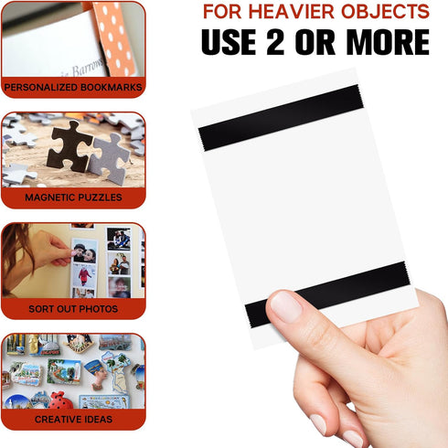 STOBOK Magnetic Tape Dispenser, Flexible Magnetic Tape Magnetic Strip with Adhesive Backing and Tape Dispenser, Magnetic Tape Roll for Crafts DIY ...