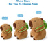 Ditucu Cute Capybara Plush with Turtle Backpack Kawaii Capibara Stuffed Aniamls Toys Plushies Hugging Gifts for Kids Brown 9 inch...