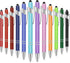 12 Pieces Ballpoint Pen with Stylus Tip, 1.0 mm Black Ink Metal Pen Stylus Pen for Touch Screens, 2 in 1 Stylus Ballpoint Pen (Mixed Color)...