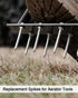 Heeqinn Lawn Aerator Spikes, Replacement aerator spike parts for lawn aerator shoes and aerator tools, 2.4inch, 20pcs...