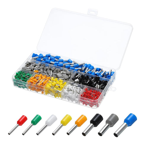MECCANIXITY 800Pcs Wire End Ferrules for Electrical Wire Connectors Home Repair Ferrule Crimping Tool Kit...
