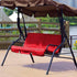 Swing Seat Cover, Waterproof Foldable Replacement Swing Canopy Cover, Ultra-Lightweight 3-Seat Chair Cover Hammock Protection Cover for Outdoor, G...