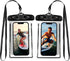 YSSOA Waterproof Cell Phone Case 2 Packs Waterproof Cell Phone Pouch for iPhone 16 15 14 13 12 11 Pro Max Mini XS XR 8 7 6S, Samsung Galaxy S21 S2...