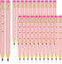 24 Pieces Pink Baby Shower Pencils Bridal Shower Golf Pencils with Erasers Mini Half Pencils Pre Sharpened 4 Inch Wedding Pencils 2 HB Hexagon Pen...