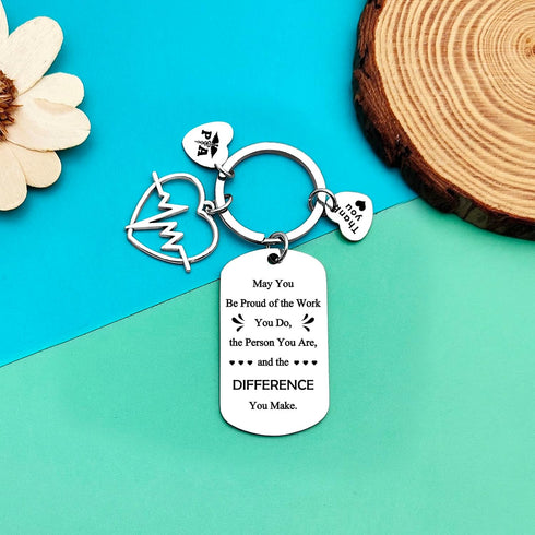 Physician Assistant Gifts Appreciation Jewelry PA Keychain Thank You Gifts for Physician Assistant Doctor Assistant Future Physician Assistant Gif...