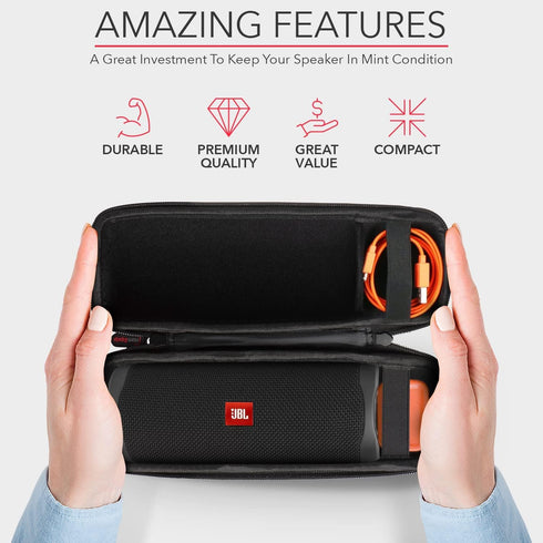 Hard Shell Case for JBL Flip 6 Flip 5 Flip 4 Wireless Waterproof Portable Speaker (case only)...