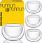 PunPun 2.7oz. 80ml Double Wall Borosilicate Glass Tea Cups Espresso Cups Heatproof Insulating Teacups glass Set of 4...