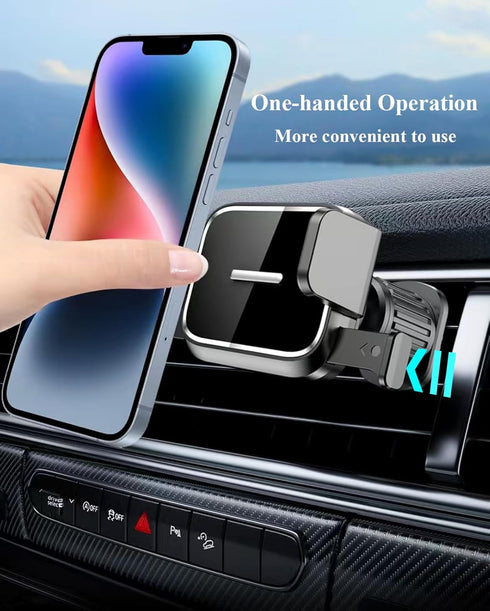 Flexible Cell Phone Holder Car, Phone Mount for Car Air Vent, Universal Auto Lock Car Phone Holder for iPhone Most Smartphone 4” - 6.7” (Black01)....